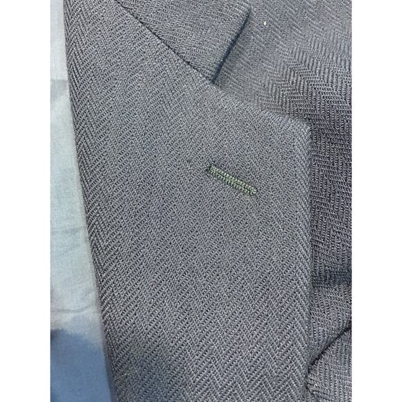 GIORGIO ARMANI Le Collezioni Men's Black Sport Coat Blazer Sz 42L Wool Executive - Picture 8 of 9